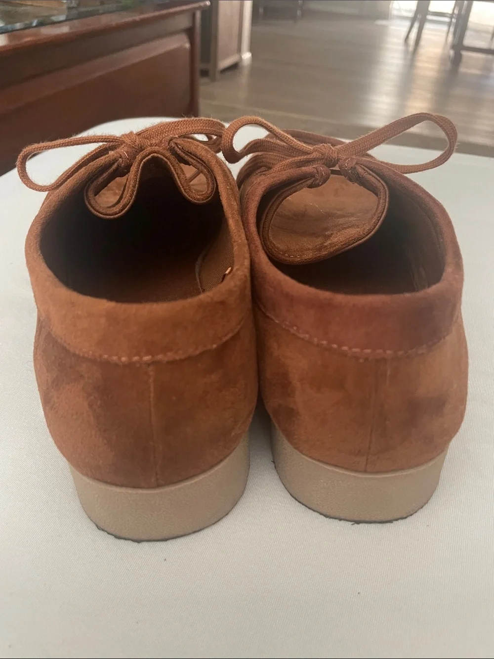 Old Navy hazelnut brown Faux Suede Derby Boots for Women 🌟